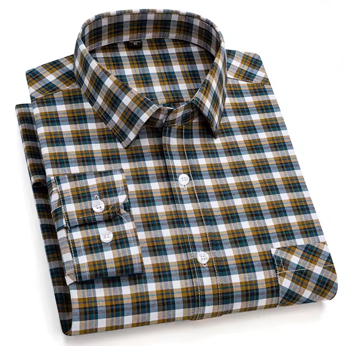 Men’s Checkered Casual Shirt – Modern Fit