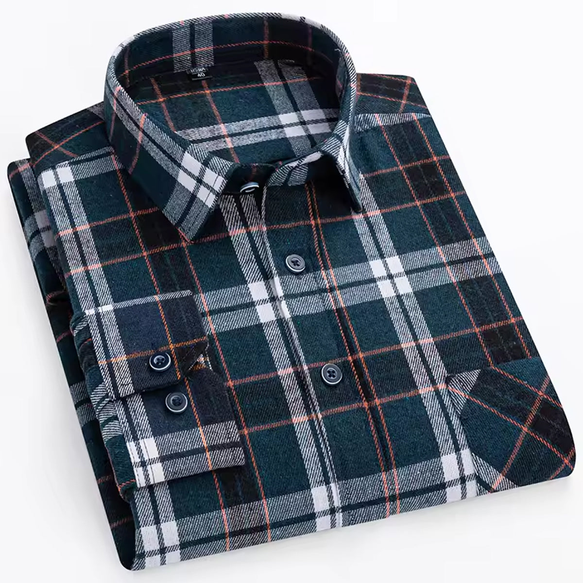 Men’s Box Checkered Slim Fit Shirt Full Sleeve