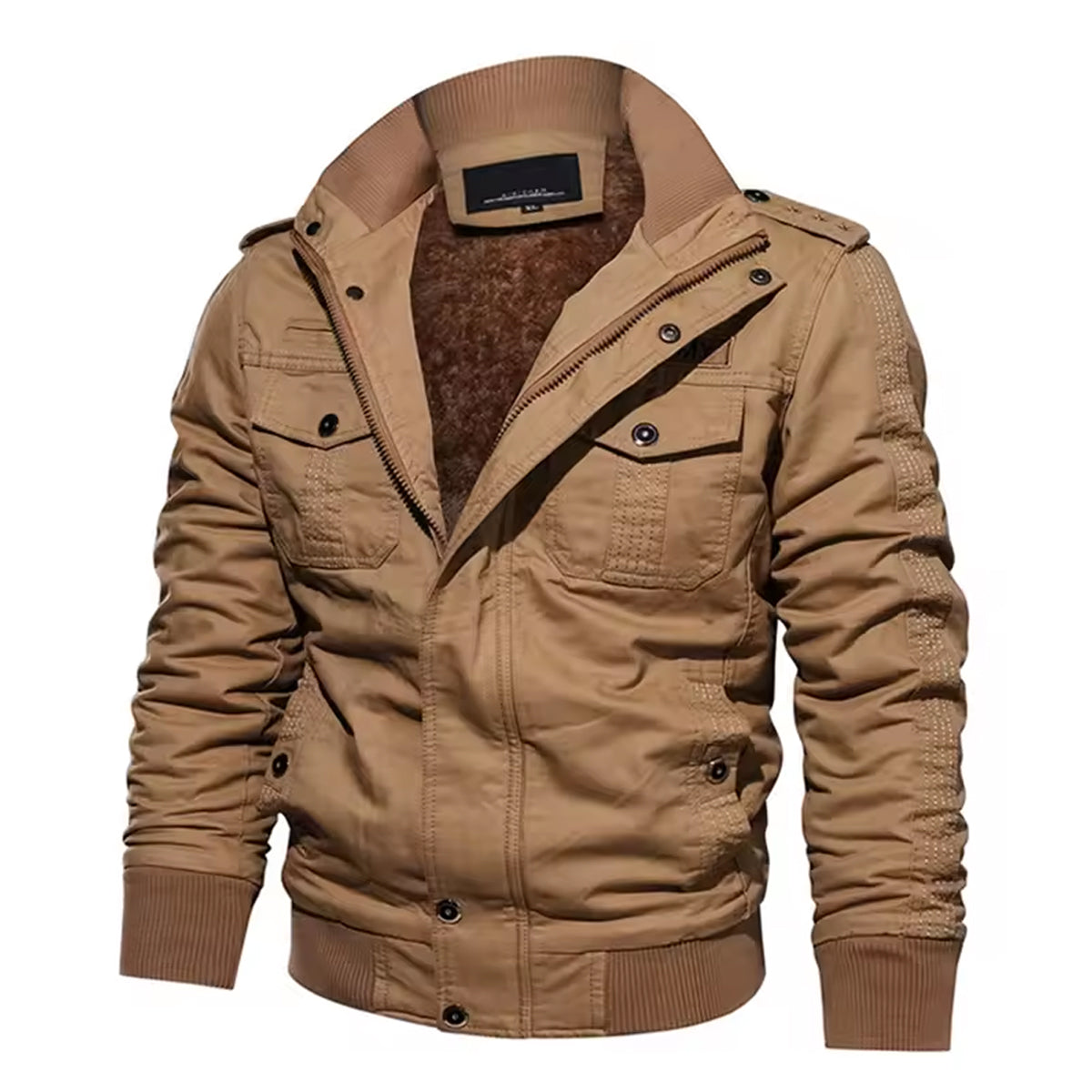 Men's New Stylist Casual Stand Collar Jacket