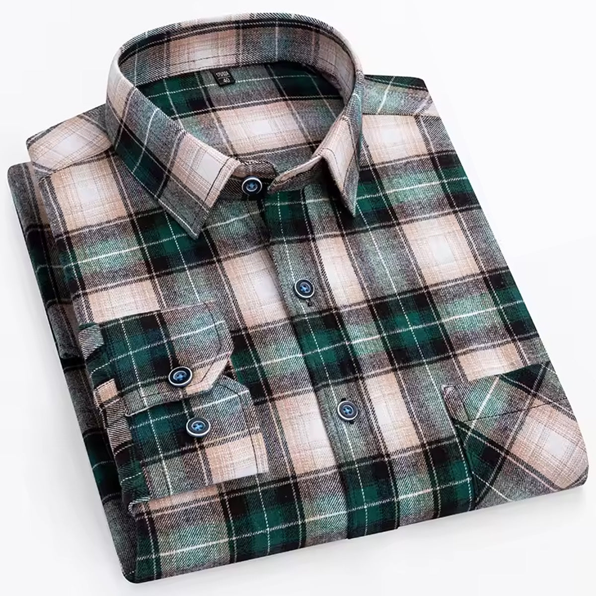Men’s Slim Fit Classic Collar Check Shirt