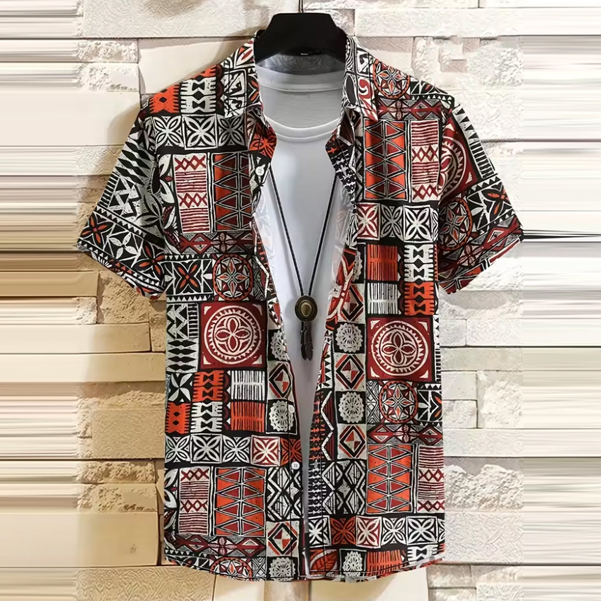 Men’s Short Sleeves Premium Button-Down – Stretch Cotton