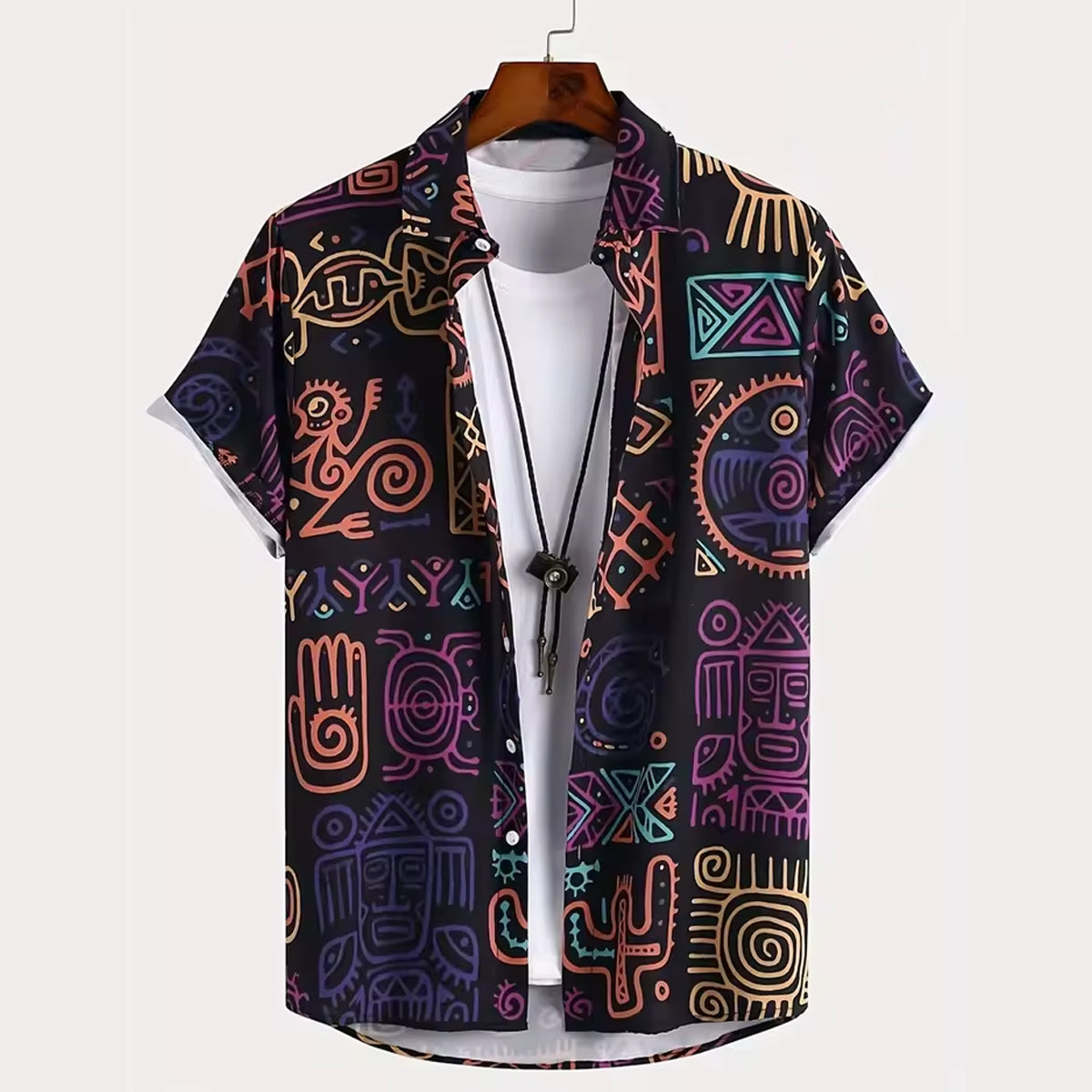 Men’s Modern Casual Shirt – Striped