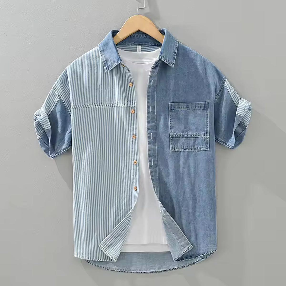 Men’s Short Sleeve Check Shirt