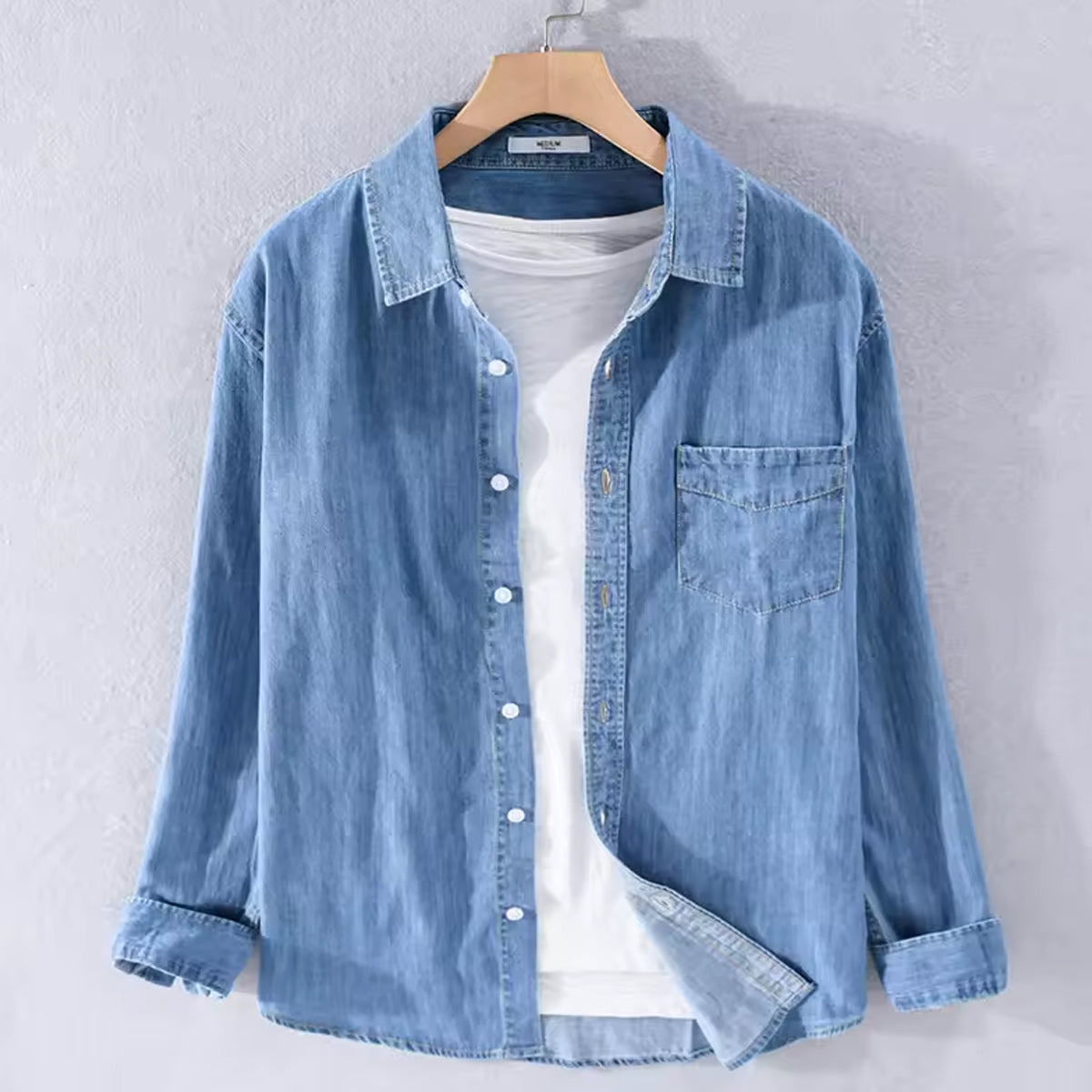 Men’s Formal Button-Down Shirt – Breathable Cotton