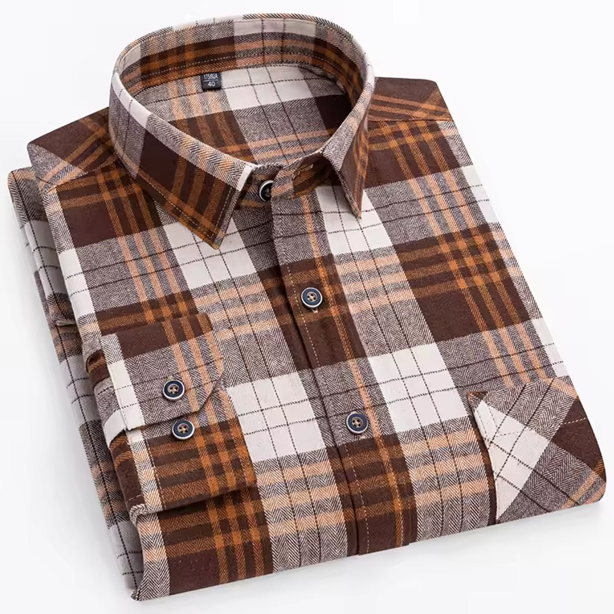Men’s Slim Fit Dress  Long Sleeve Shirt