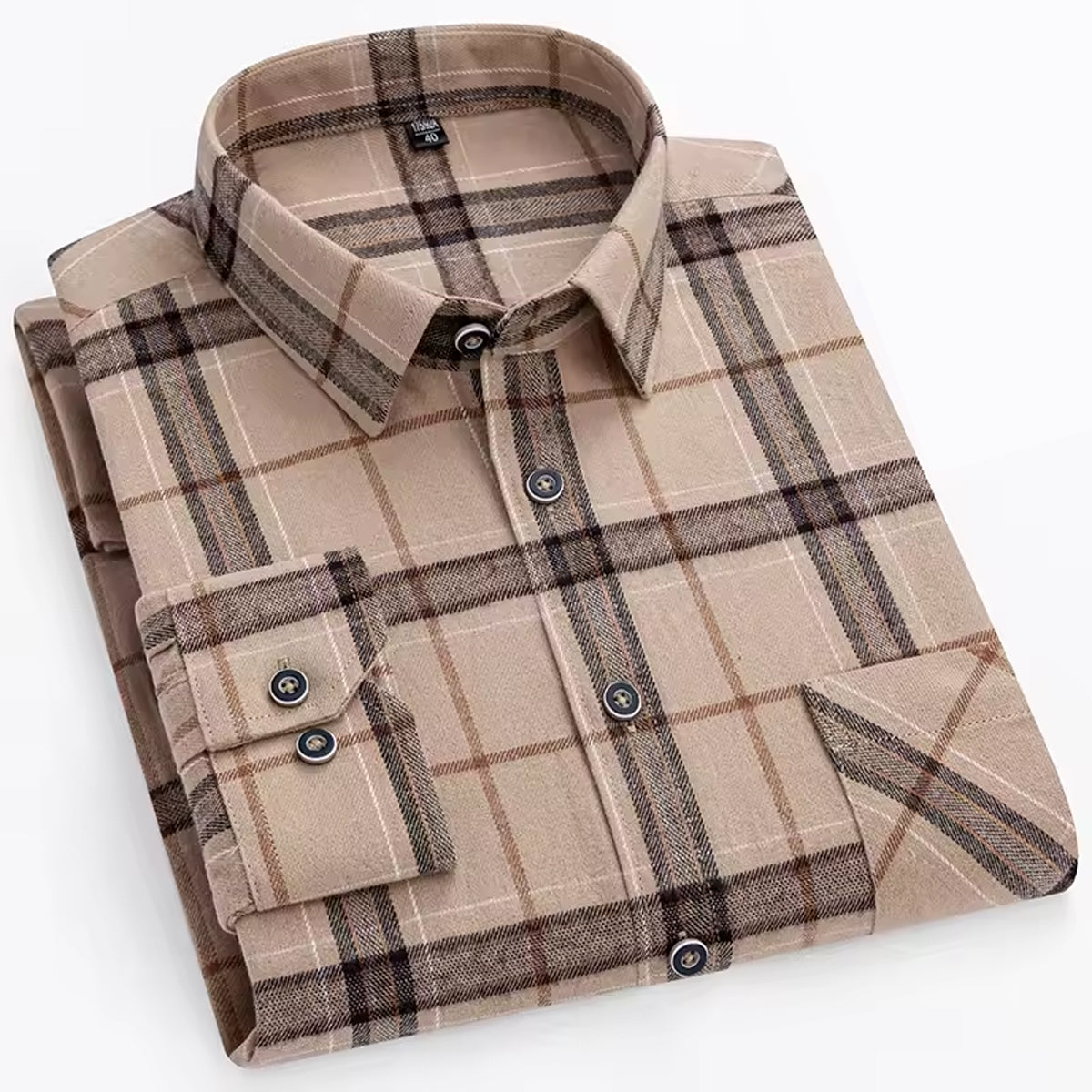 Men’s Casual Button-Down Shirt – Breathable Fabric