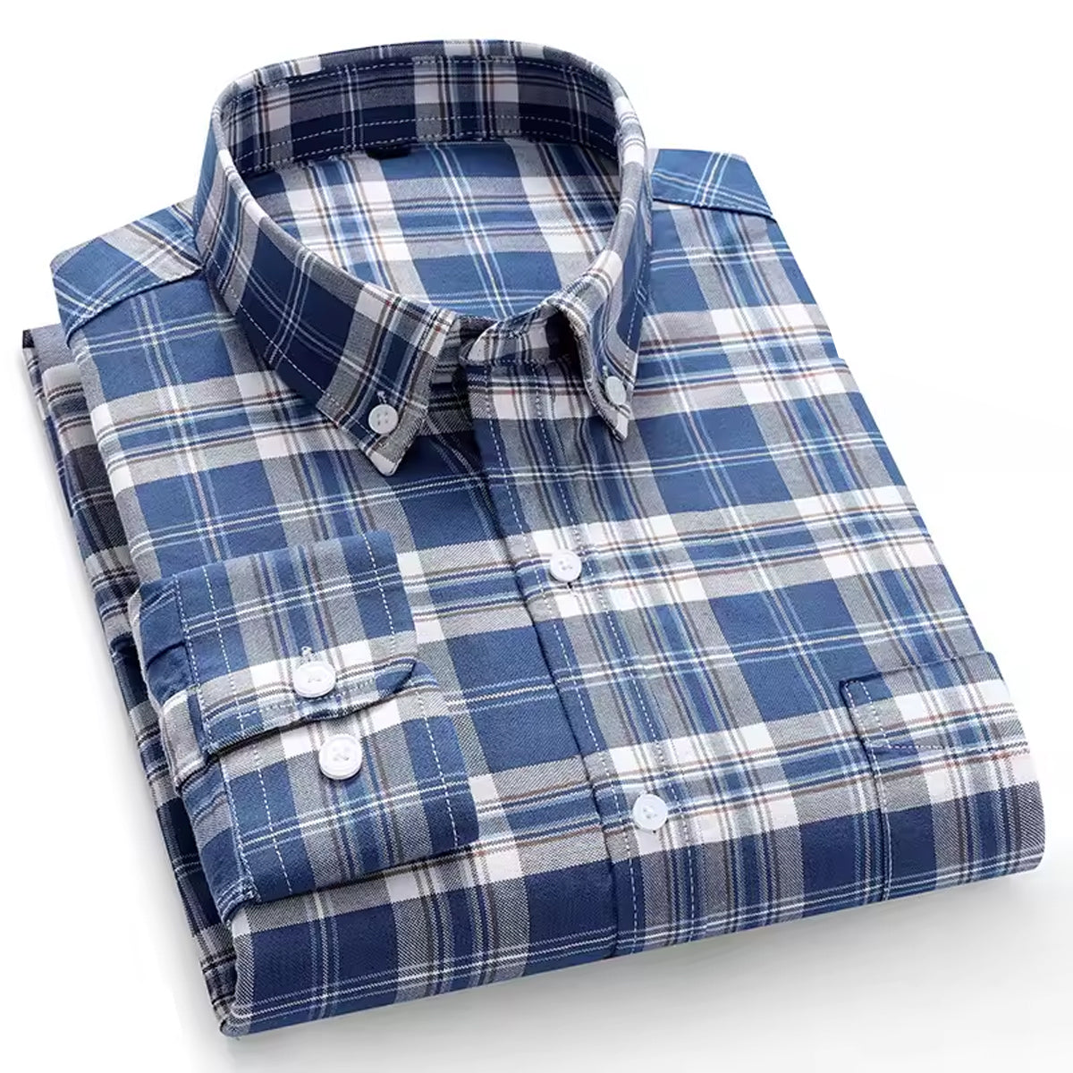 Men’s Cotton Blend Casual Shirt – Classic Style