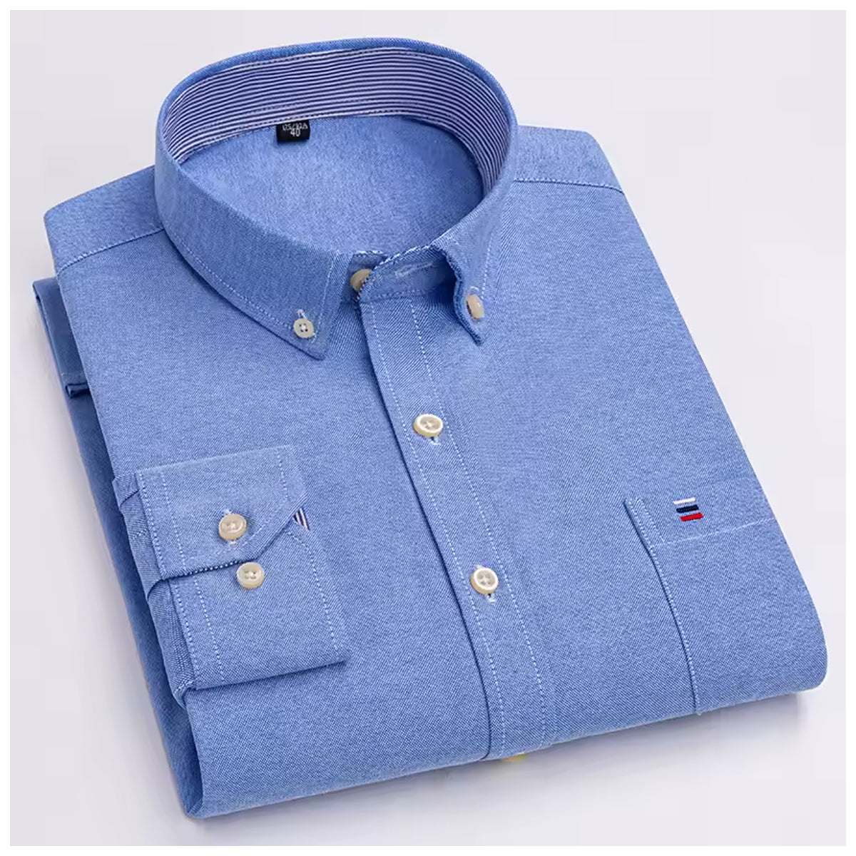 Men’s Premium Cotton Slim Fit Shirt – Luxury Style
