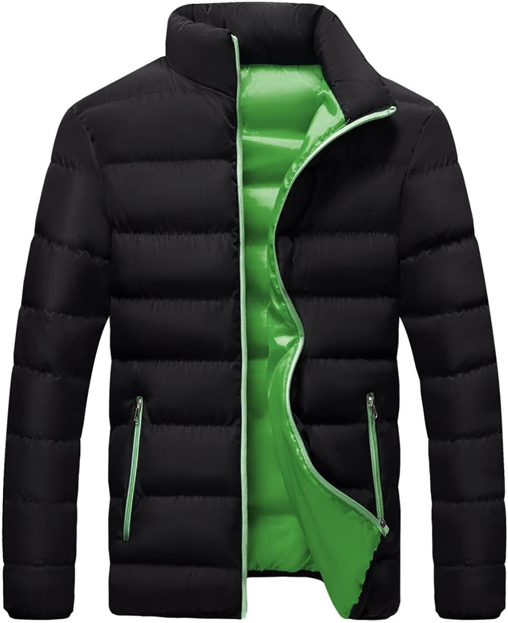 Men’s Casual Knit Jacket – Zip-Up Sweater