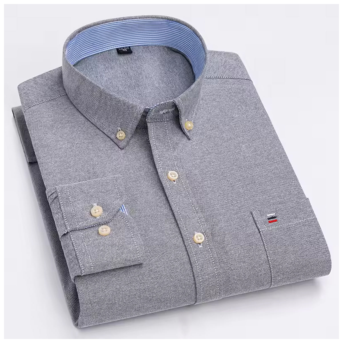 Man Cotton Checkered Slim Fit Casual Shirt
