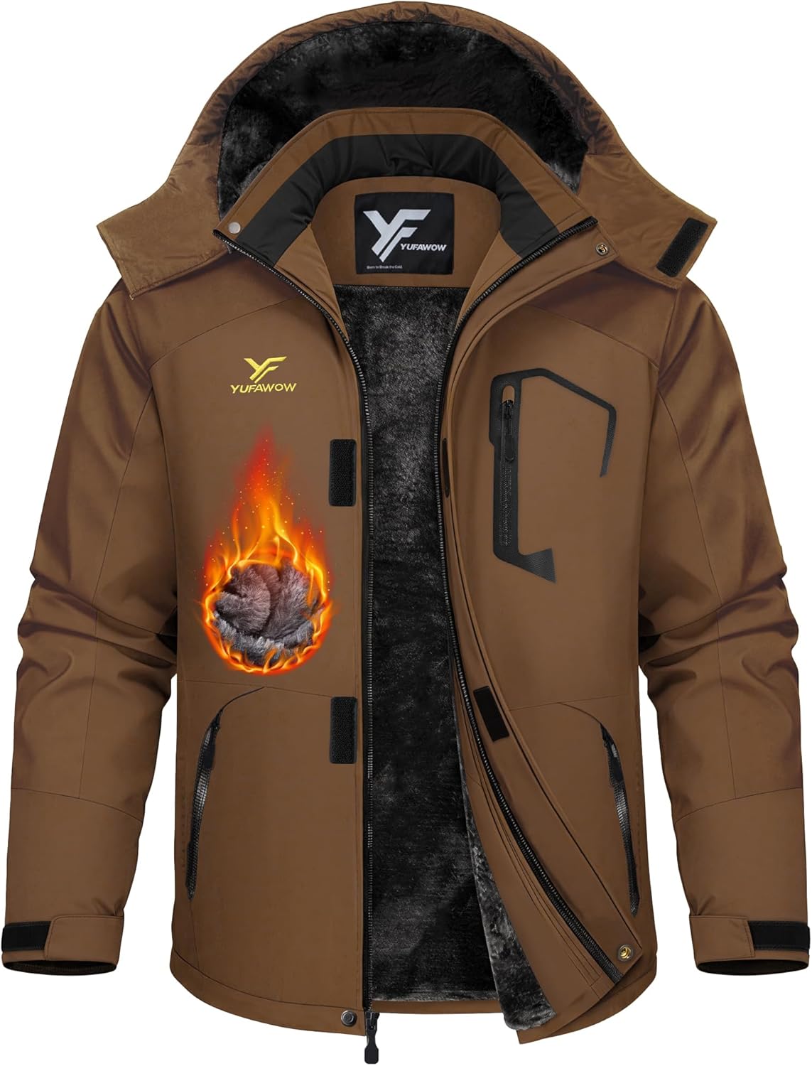 Men’s Premium Fleece Jacket – Full Zip Sweatshirt Style