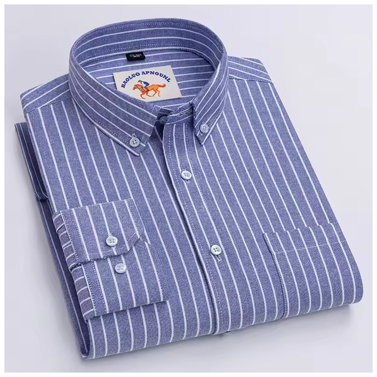 Men’s Striped Linen Button-Down – Summer Casual