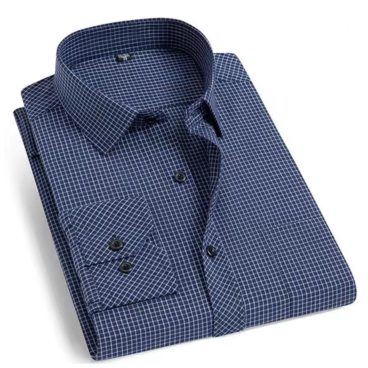 Men Cotton Classic Slim Fit Opaque Striped Casual Shirt