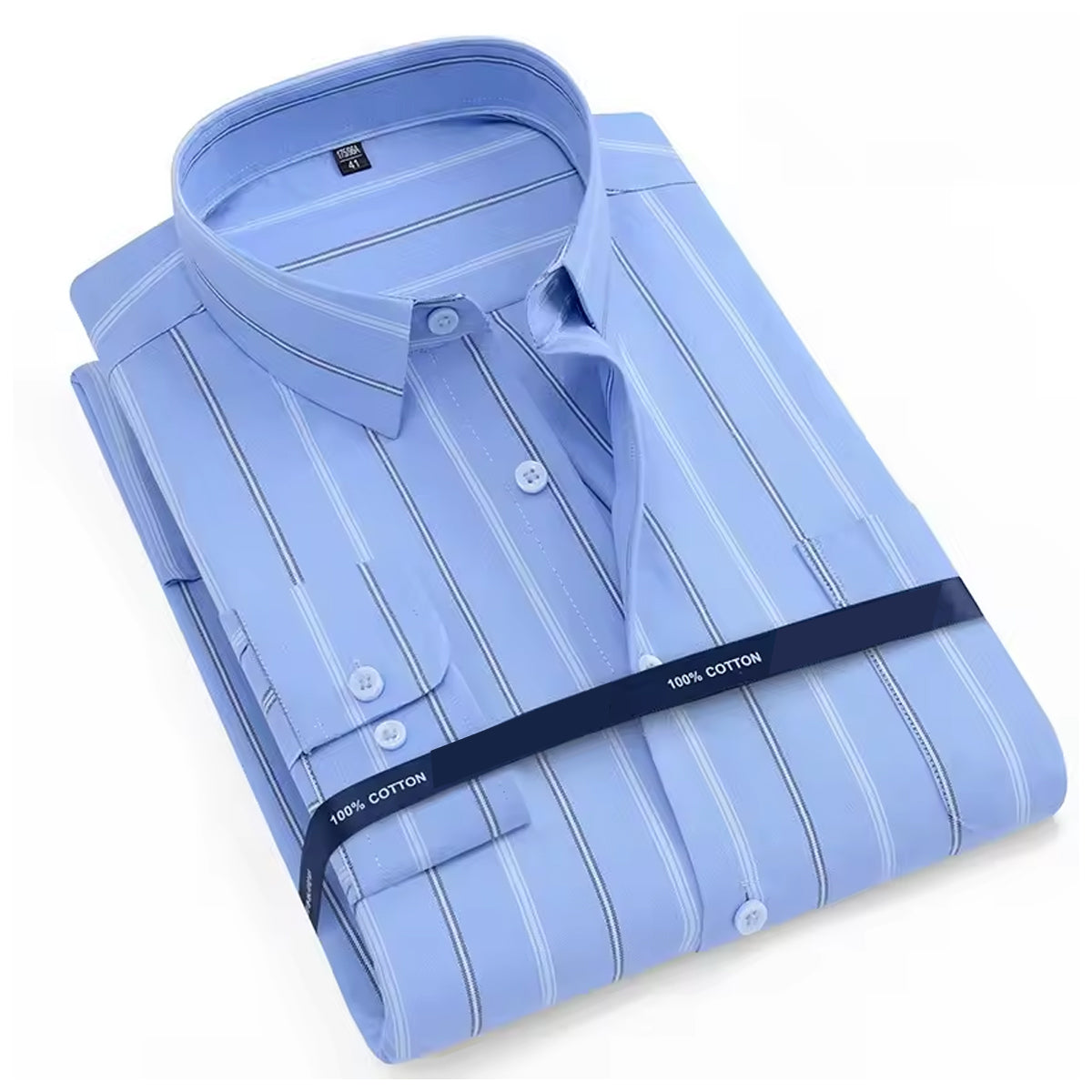 Men's Long Sleeves Striped Slim Fit Casual Stylish Shirts
