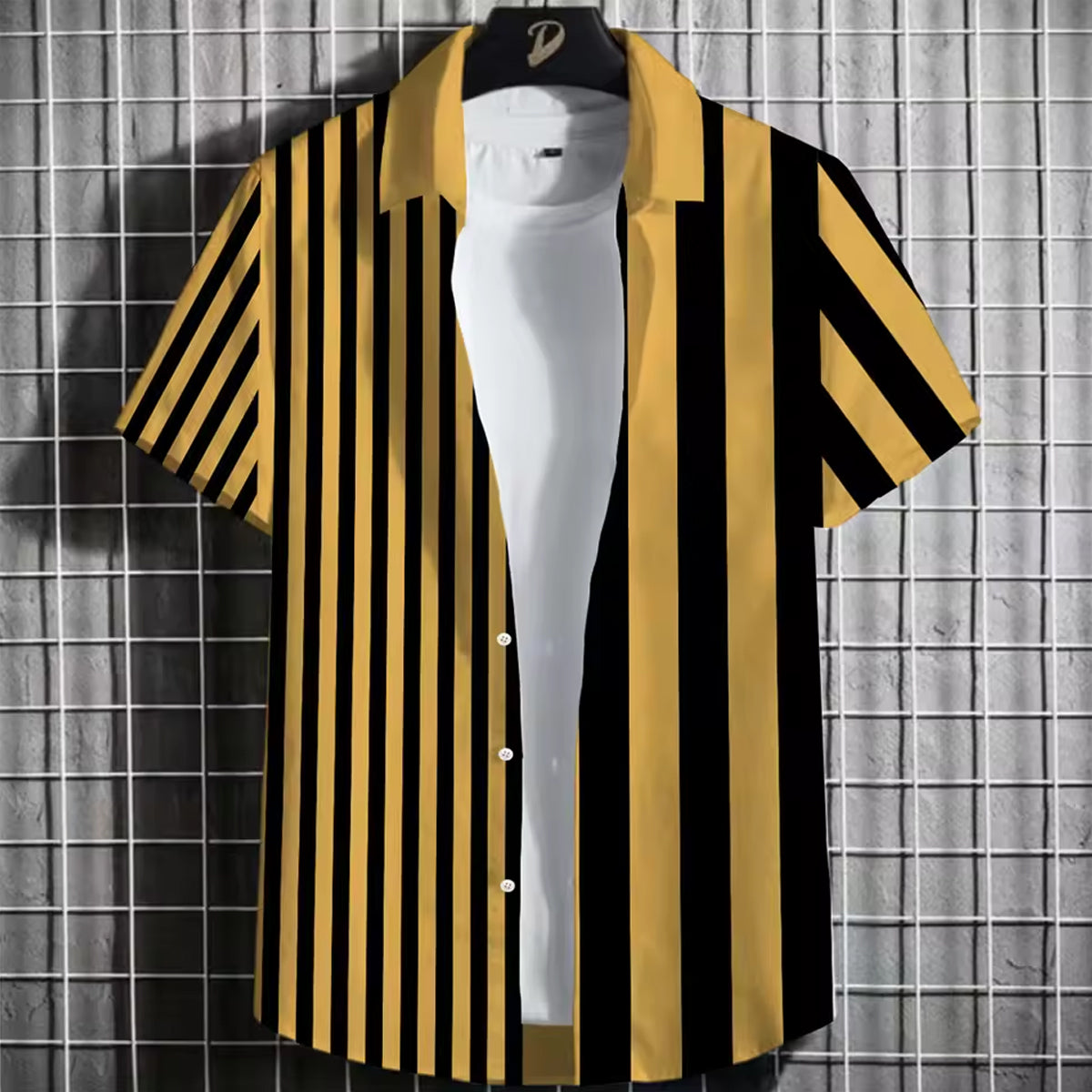 Men’s Casual Linen Mix Shirt – Relaxed Fit